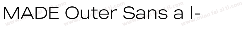 MADE Outer Sans a l字体转换